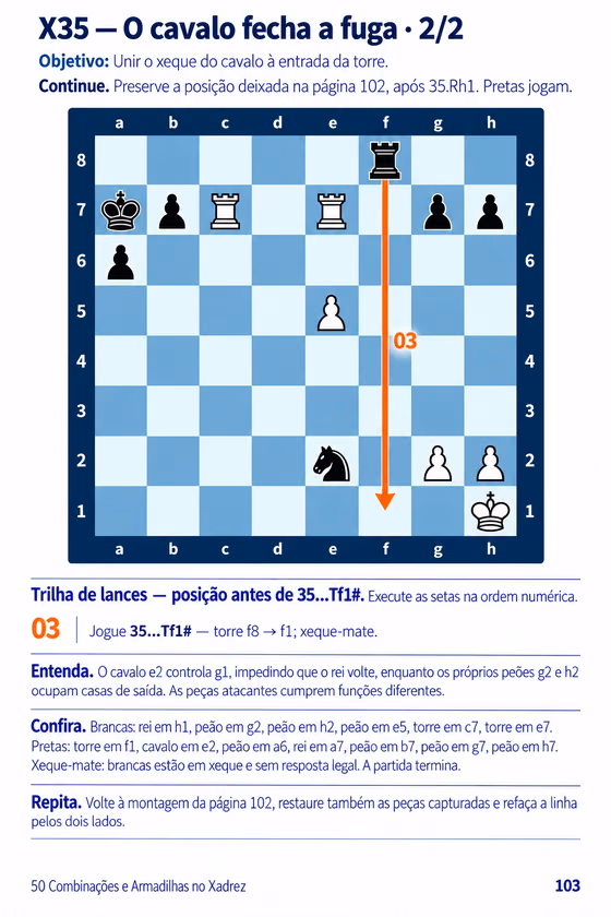 Página 103: X35 — O cavalo fecha a fuga · 2/2